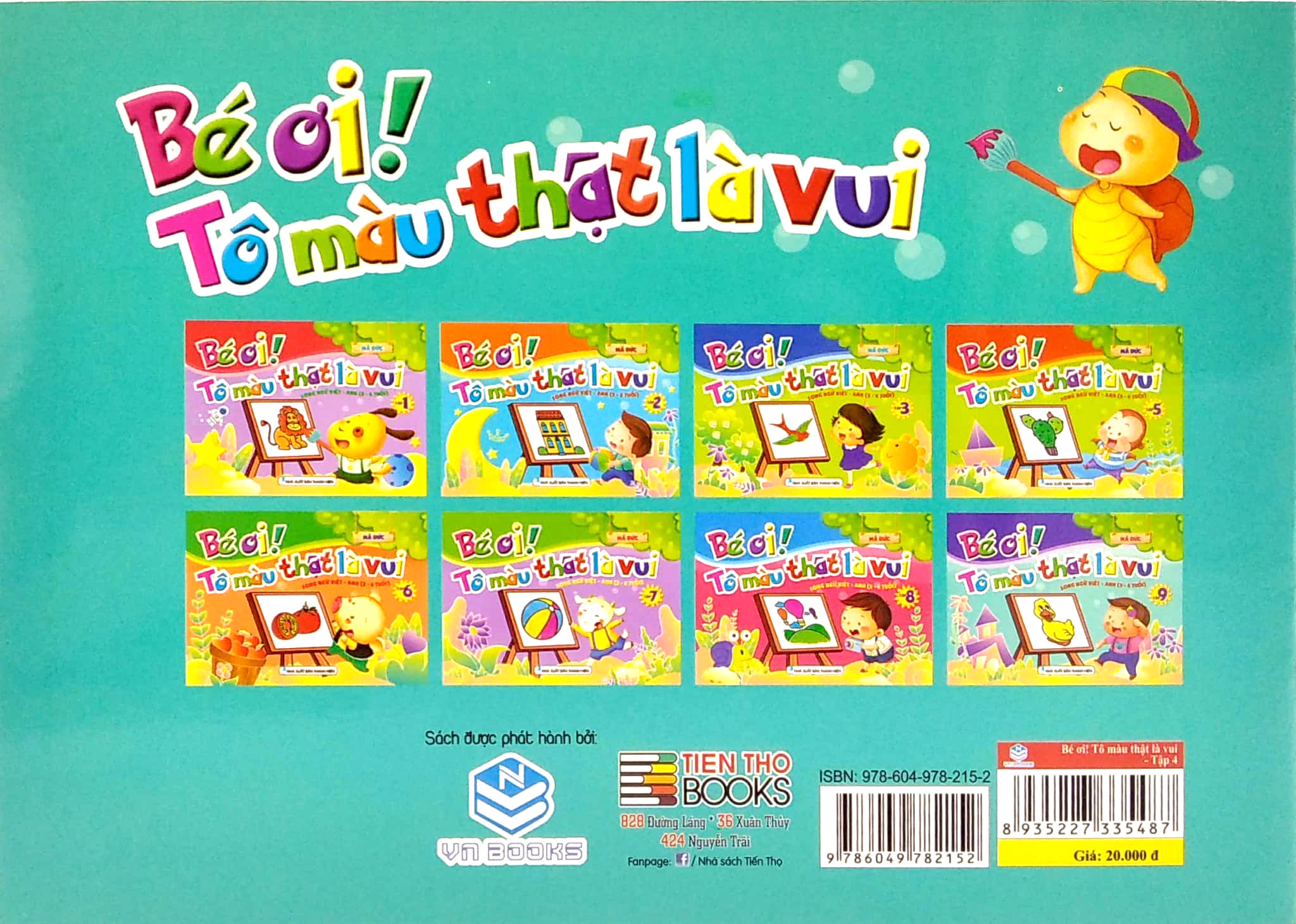 bộ bé ơi! tô màu thật là vui - song ngữ việt - anh (3 - 6 tuổi) - tập 4 - Ảnh 6