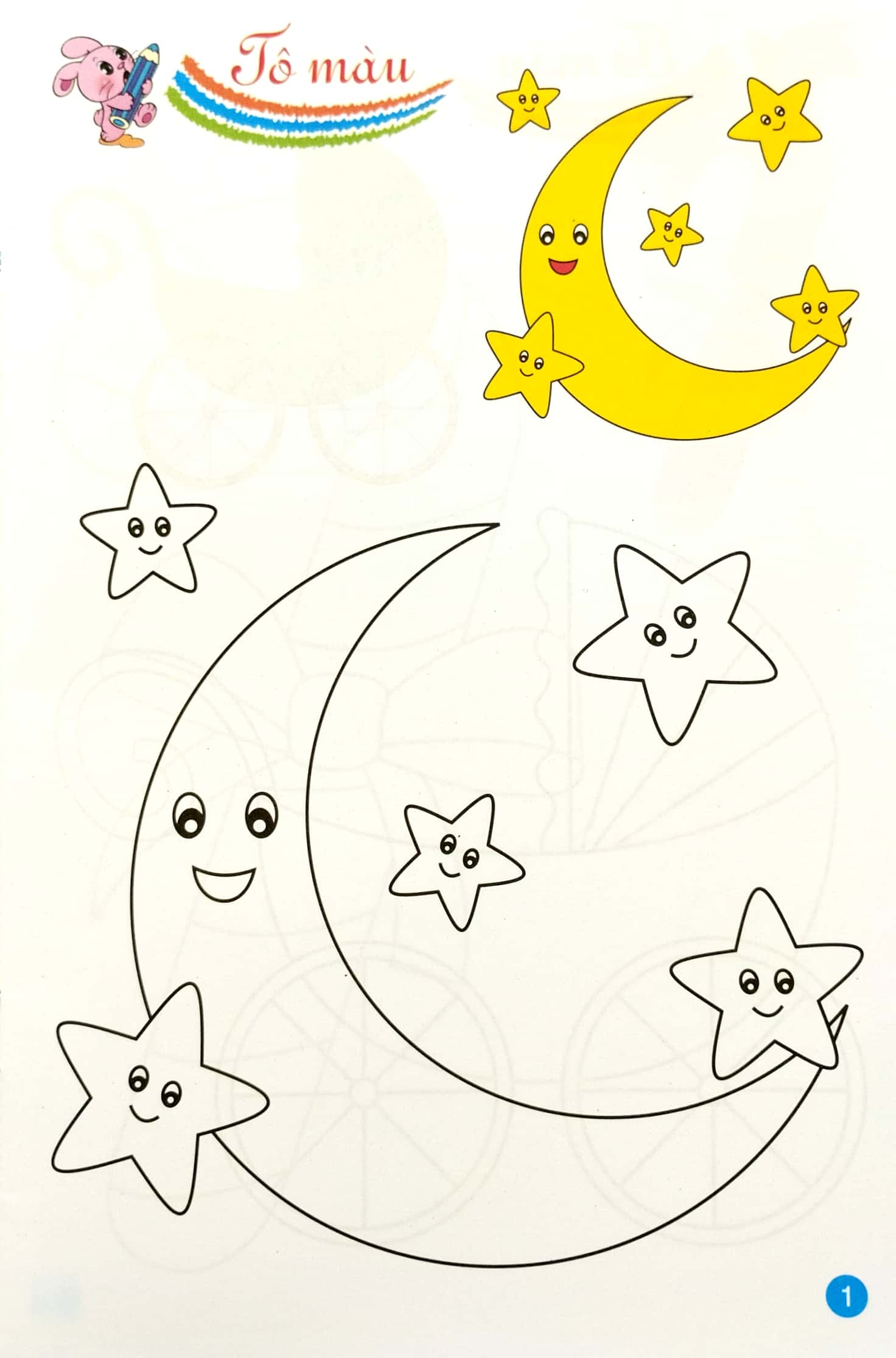 bộ bé tập làm họa sĩ - tô màu 3 (4-5 tuổi) - Ảnh 4