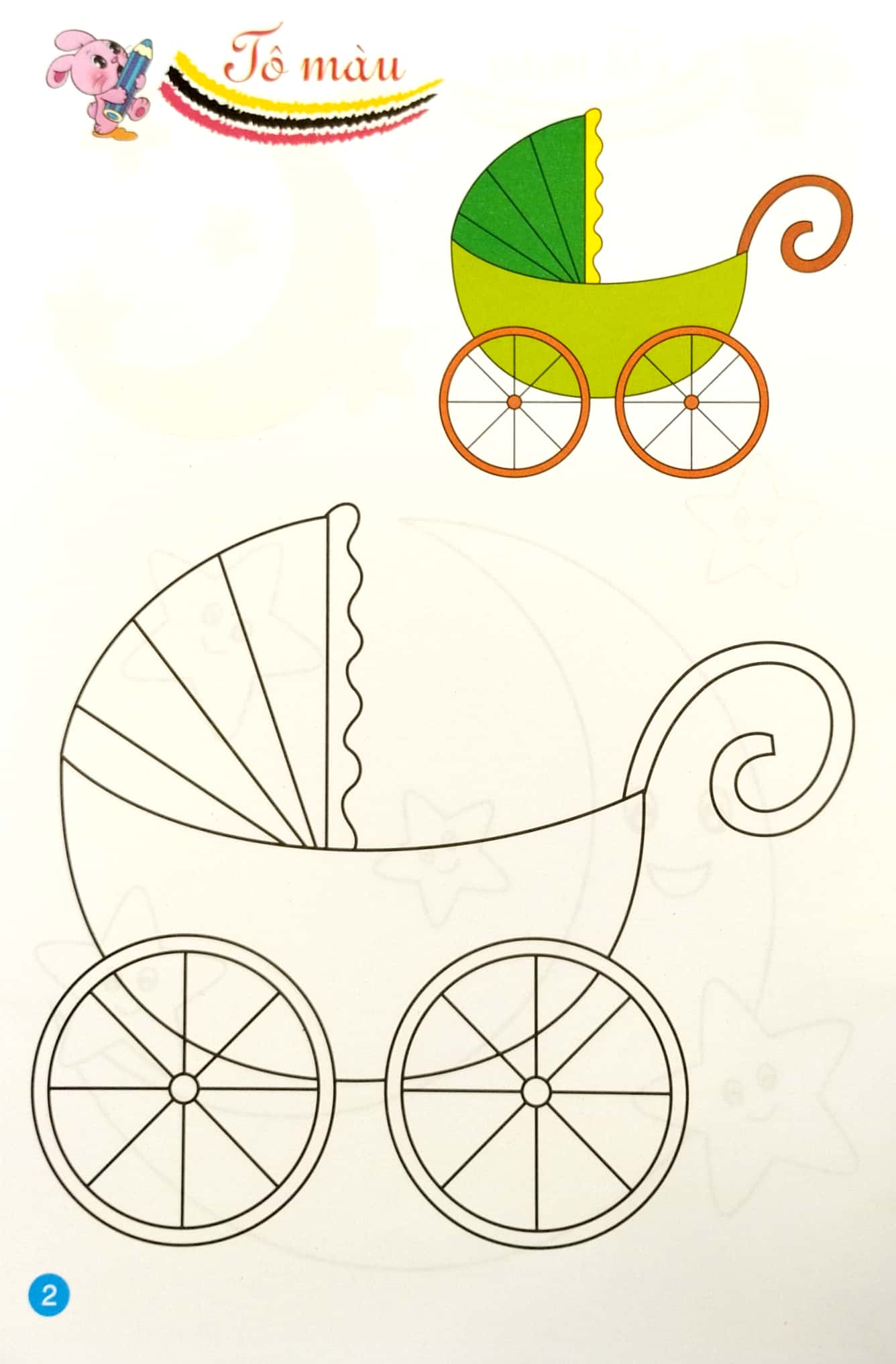 bộ bé tập làm họa sĩ - tô màu 3 (4-5 tuổi) - Ảnh 5