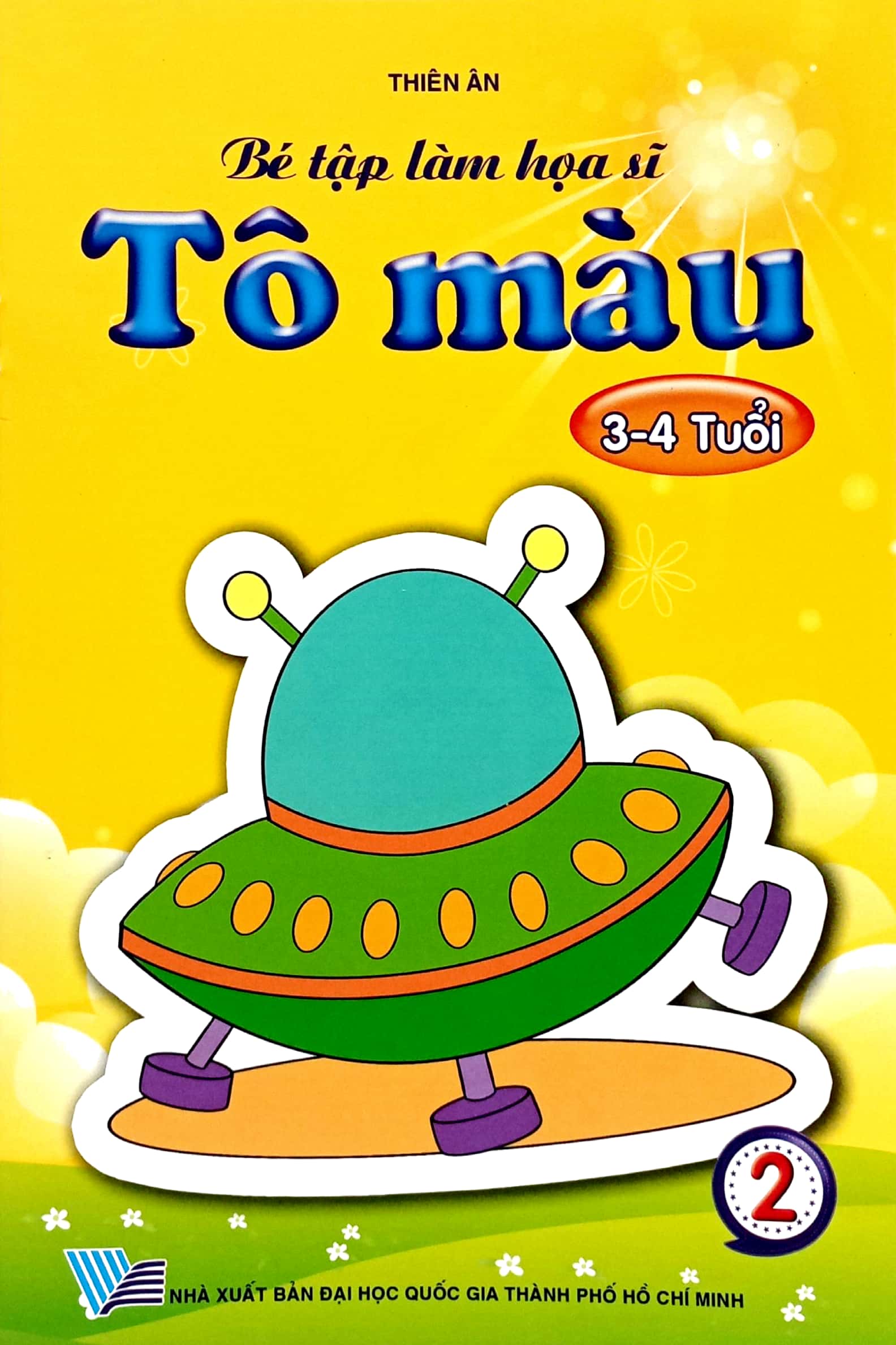 bộ bé tập làm họa sĩ - tô màu (3-4 tuổi) - tập 2 (tái bản 2024) - Ảnh 2