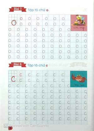 bộ bé tập tô chữ 1 - tập 1 - Ảnh 10