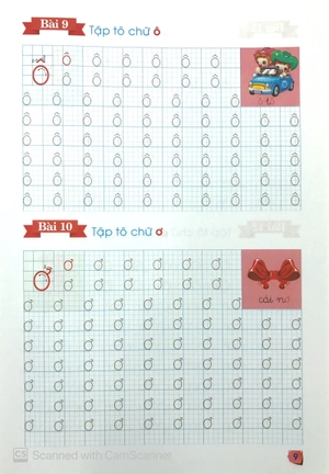 bộ bé tập tô chữ 1 - tập 1 - Ảnh 11