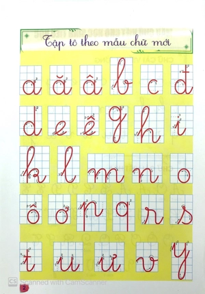 bộ bé tập tô chữ 1 - tập 1 - Ảnh 4