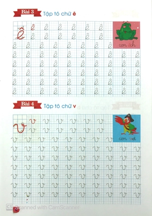 bộ bé tập tô chữ 1 - tập 1 - Ảnh 8