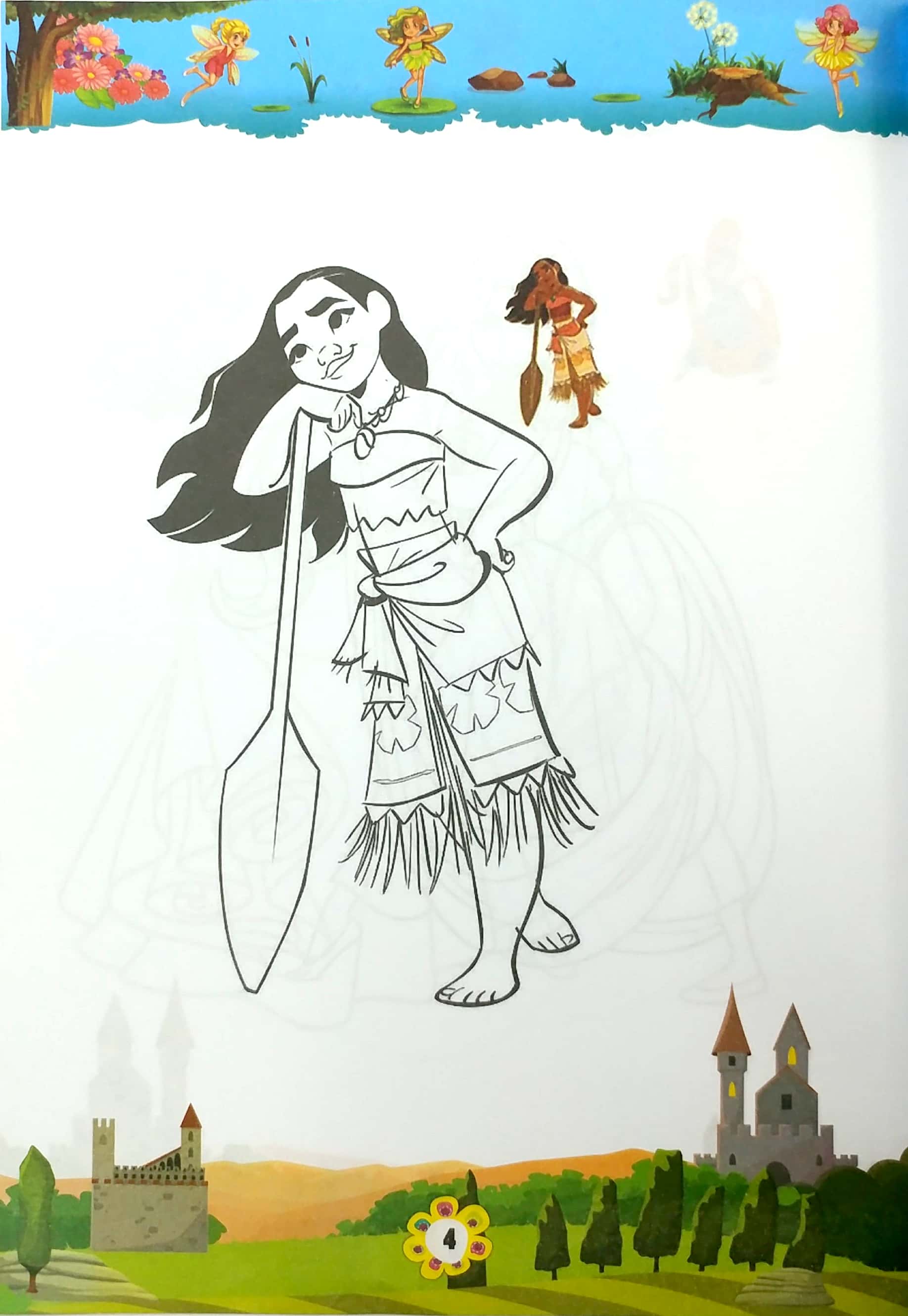 bộ bé tập tô màu công chúa - tập 6 - Ảnh 5