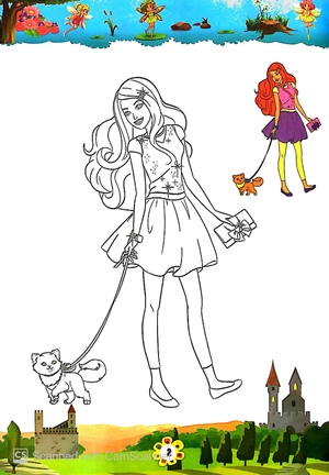 bộ bé tập tô màu công chúa - tập 8 - Ảnh 3