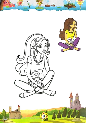 bộ bé tập tô màu công chúa - tập 8 - Ảnh 6