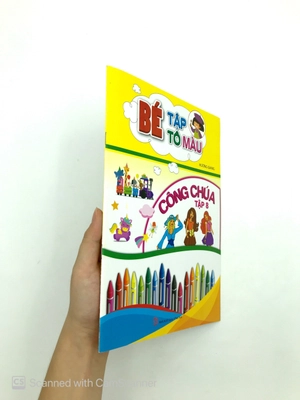 bộ bé tập tô màu công chúa - tập 8 - Ảnh 7