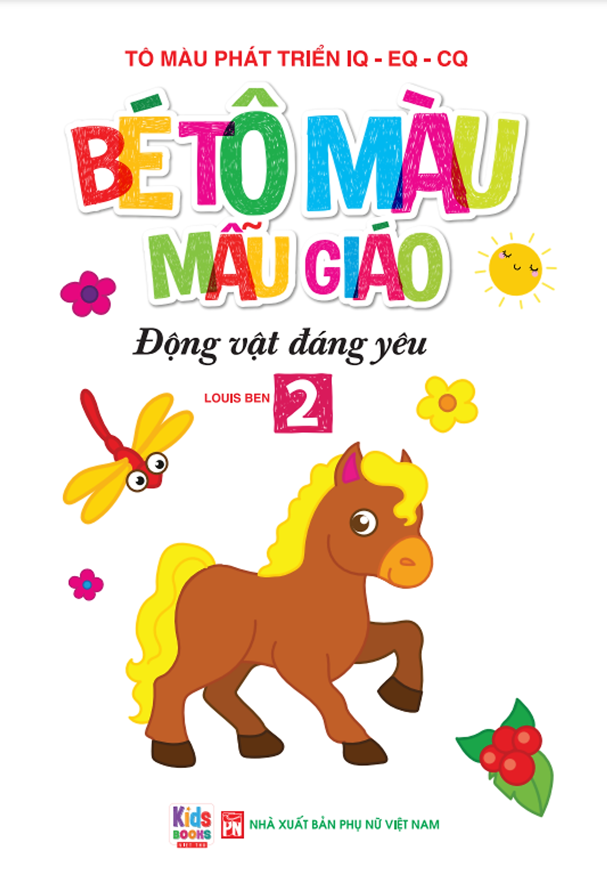 Bộ Bé Tập Tô Màu Mẫu Giáo - Động Vật Đáng Yêu - Song Ngữ Anh-Việt - Tập 2 - Ảnh 3