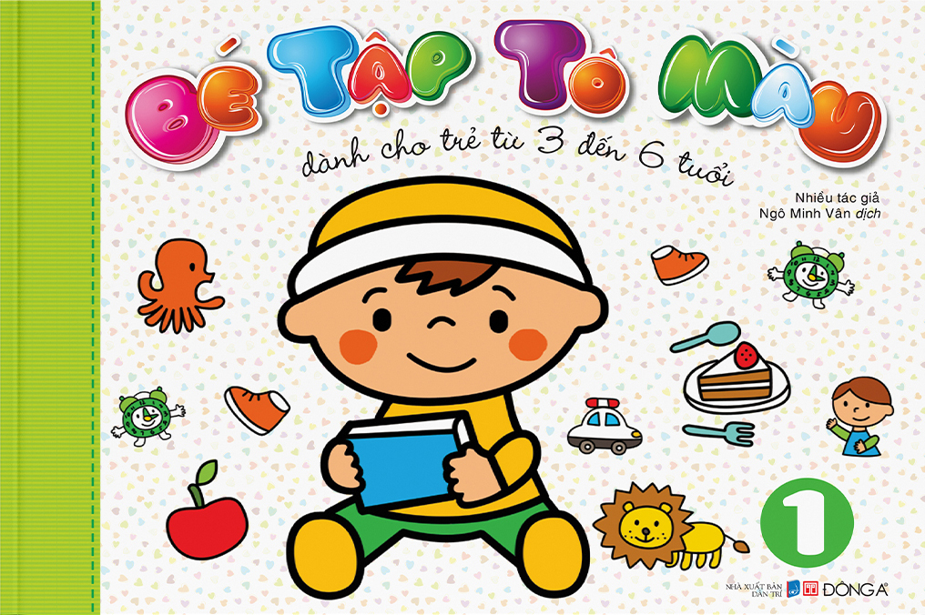 bộ bé tập tô màu - tập 1 (dành cho trẻ từ 3-6 tuổi) - Ảnh 2