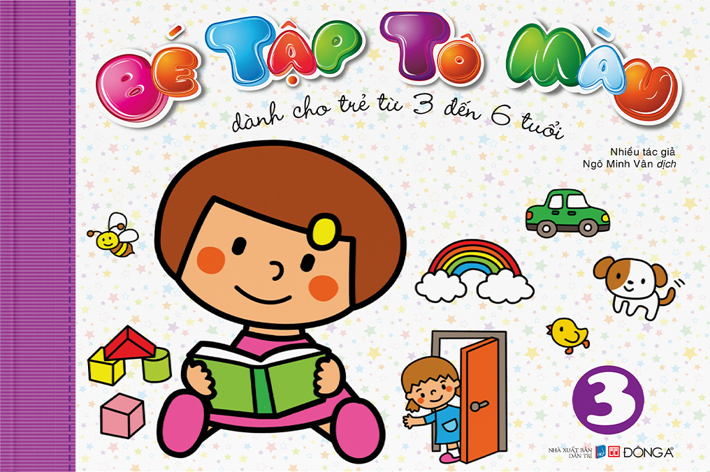 bộ bé tập tô màu - tập 3 (dành cho trẻ từ 3-6 tuổi) - Ảnh 2