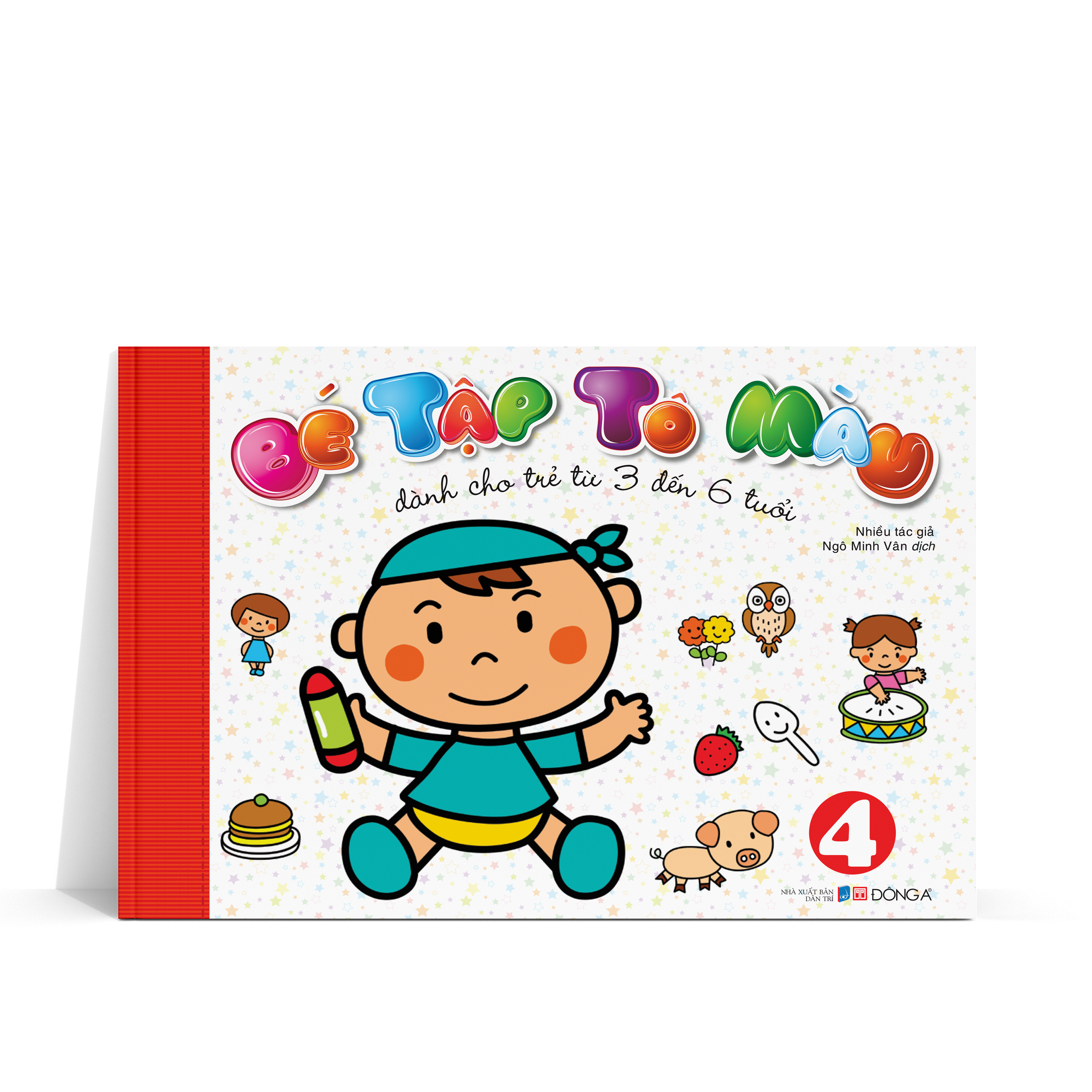 bộ bé tập tô màu - tập 4 (dành cho trẻ từ 3-6 tuổi) - Ảnh 3