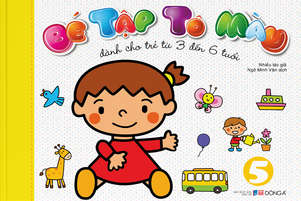 bộ bé tập tô màu - tập 5 (dành cho trẻ từ 3-6 tuổi) - Ảnh 2