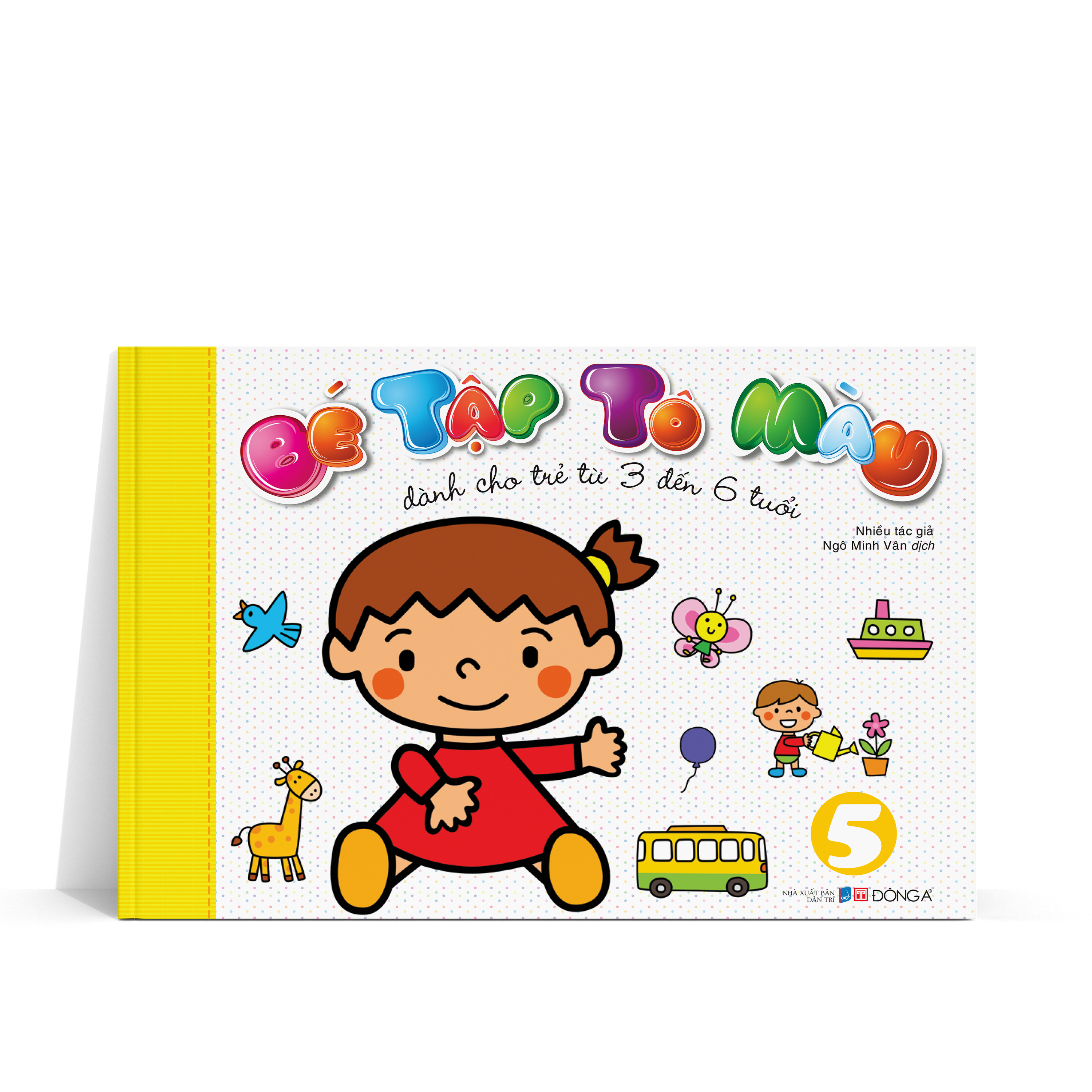 bộ bé tập tô màu - tập 5 (dành cho trẻ từ 3-6 tuổi) - Ảnh 3