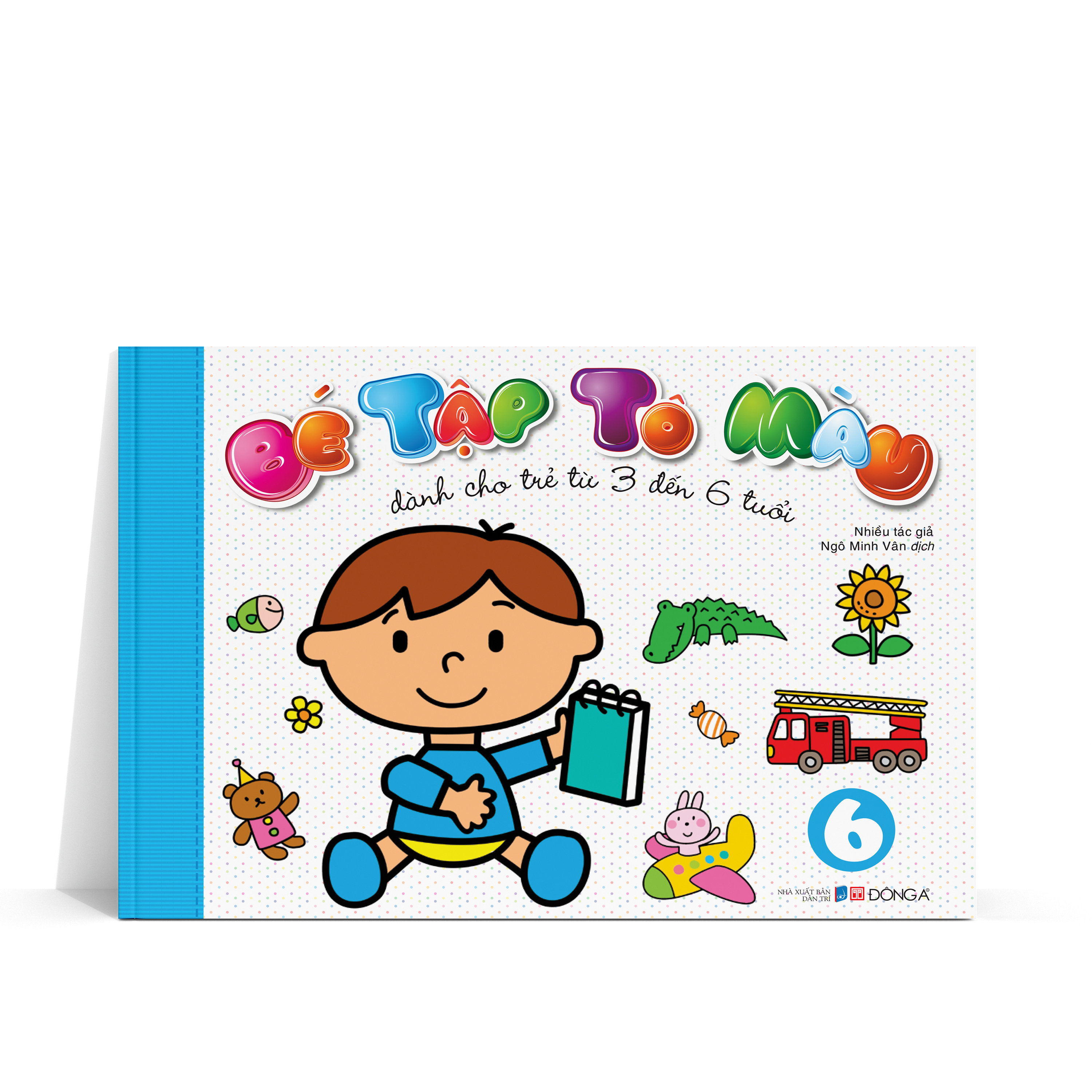 bộ bé tập tô màu - tập 6 (dành cho trẻ từ 3-6 tuổi) - Ảnh 3