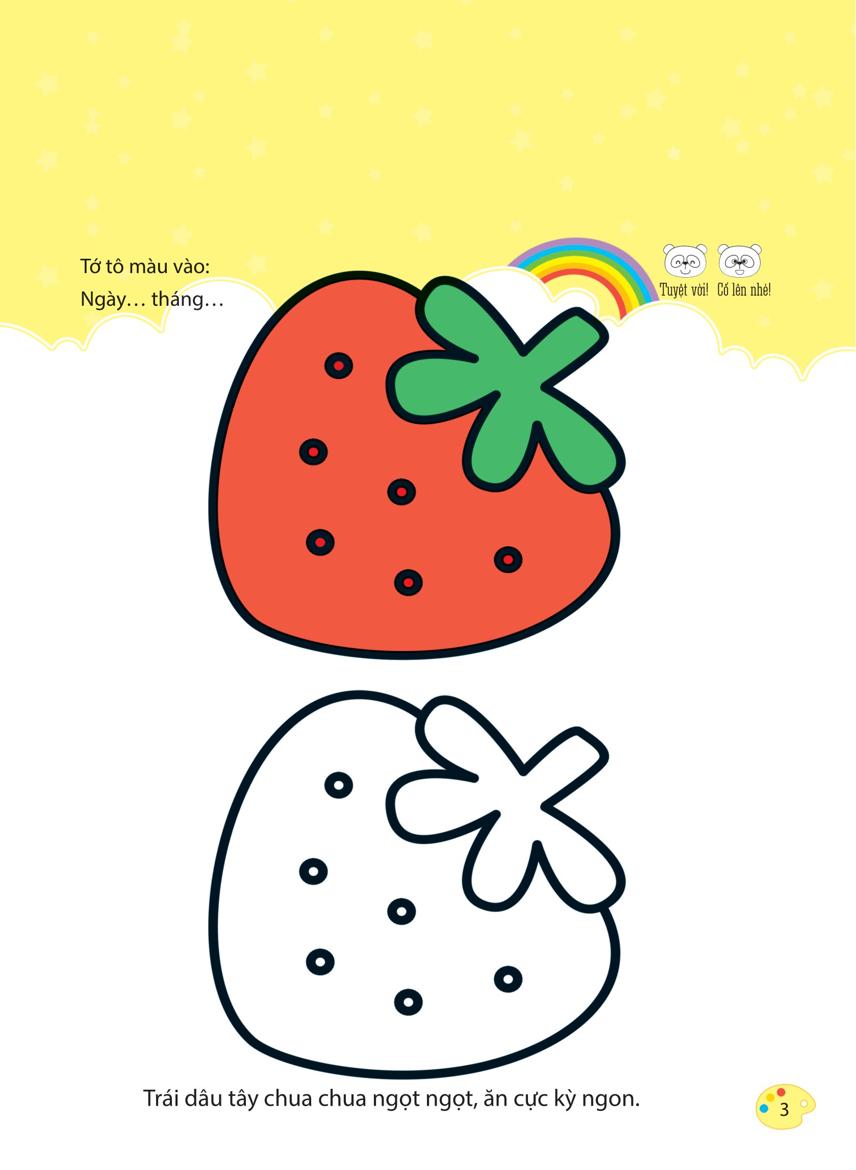 bộ bé tập tô màu - từ cơ bản đến nâng cao - cuộc sống quanh em 1 - Ảnh 4