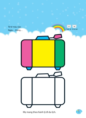 bộ bé tập tô màu - từ cơ bản đến nâng cao - cuộc sống quanh em 2 - Ảnh 4