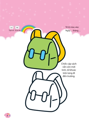 bộ bé tập tô màu - từ cơ bản đến nâng cao - cuộc sống quanh em 2 - Ảnh 7