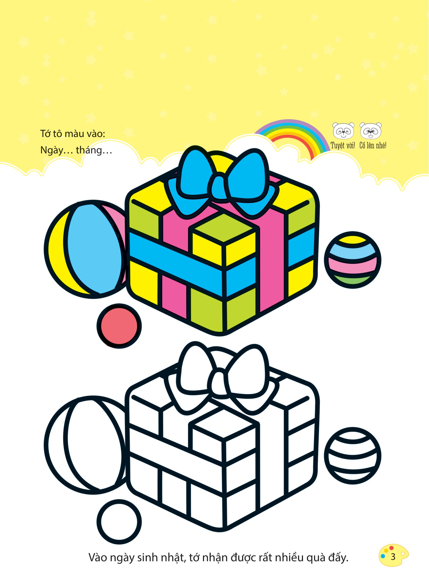 bộ bé tập tô màu - từ cơ bản đến nâng cao - những sắc màu kỳ diệu 2 - Ảnh 4