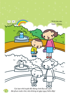 bộ bé tập tô màu - từ cơ bản đến nâng cao - thế giới muôn màu 1 - Ảnh 7