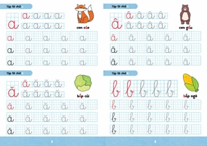 bộ bé tập tô phát triển tư duy - tập tô - tập viết - tập 1 - Ảnh 3