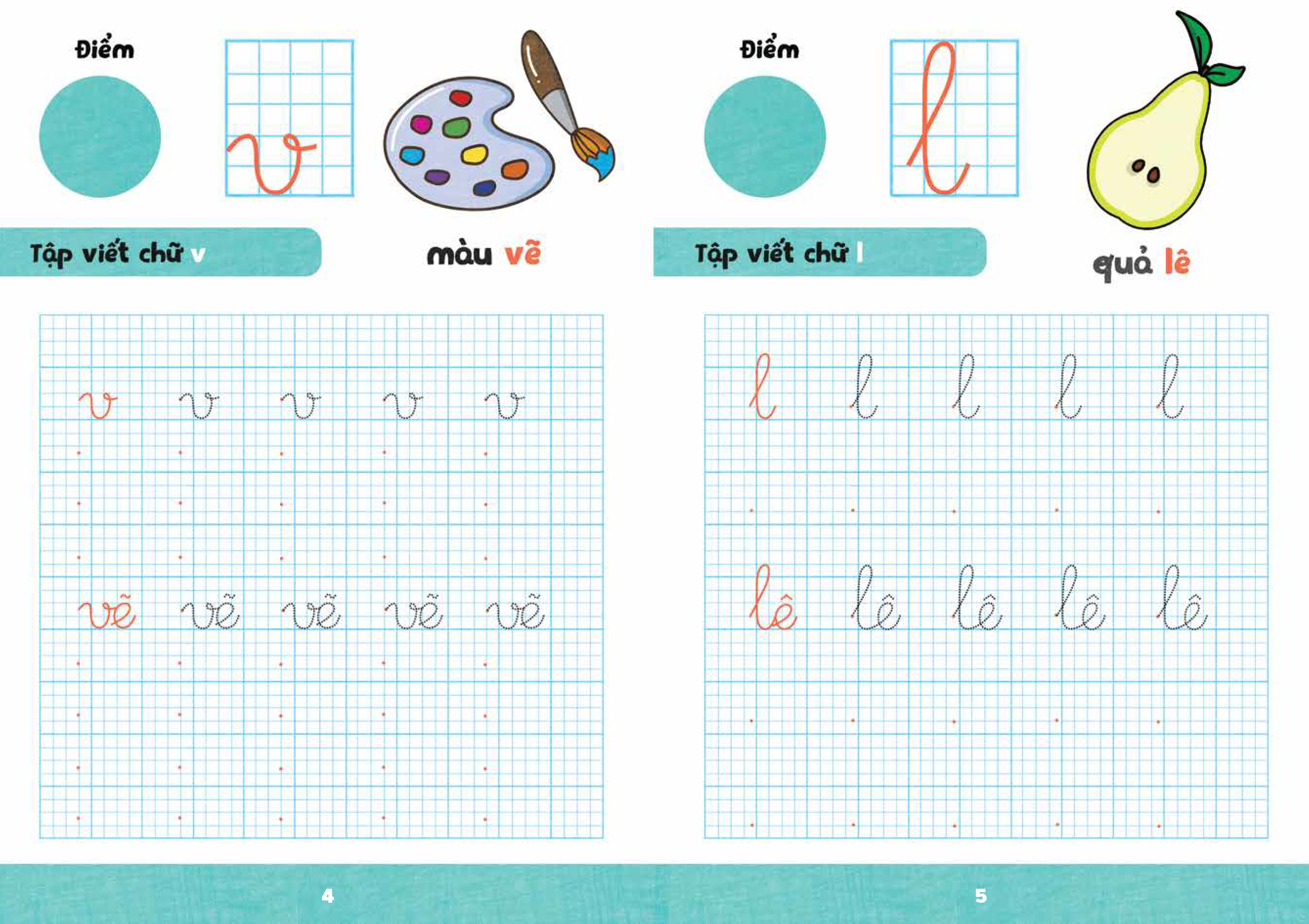 bộ bé tập tô phát triển tư duy - tập tô - tập viết - tập 3 - Ảnh 4