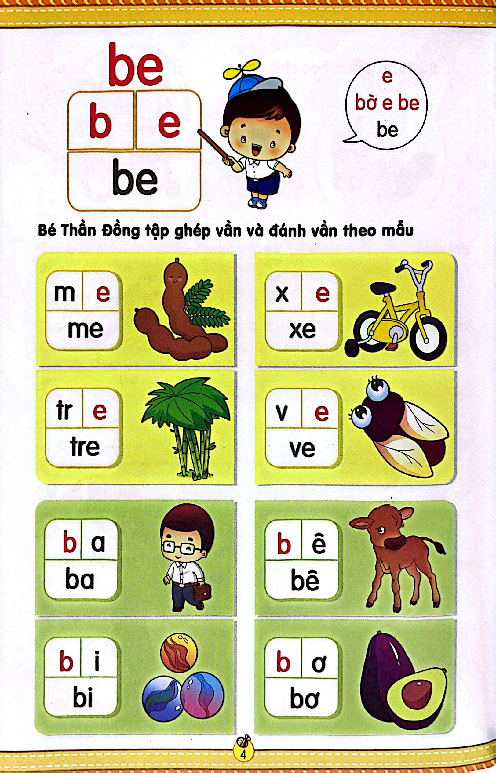 bộ bé thần đồng tập đọc - tập 2 (ráp vần với nguyên âm đơn) - Ảnh 6