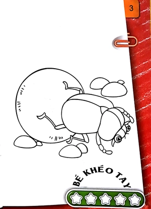 bộ bé tô màu (2-6+) - những con côn trùng bé nhỏ - tập 1 (tái bản 2017) - Ảnh 4