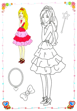 bộ bé tô màu công chúa - tập 10 - Ảnh 4