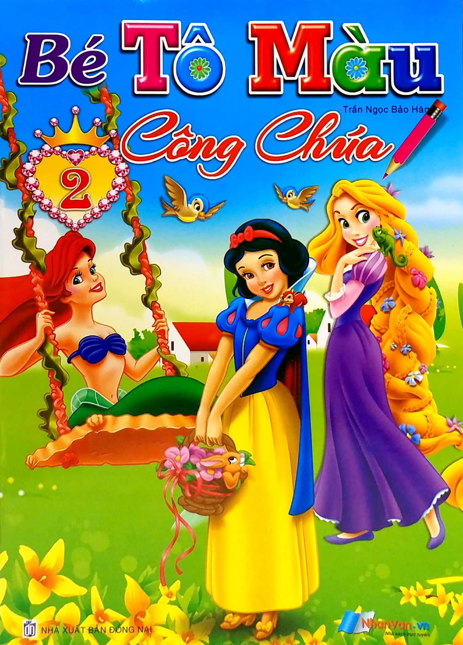 bộ bé tô màu công chúa - tập 2 - Ảnh 2