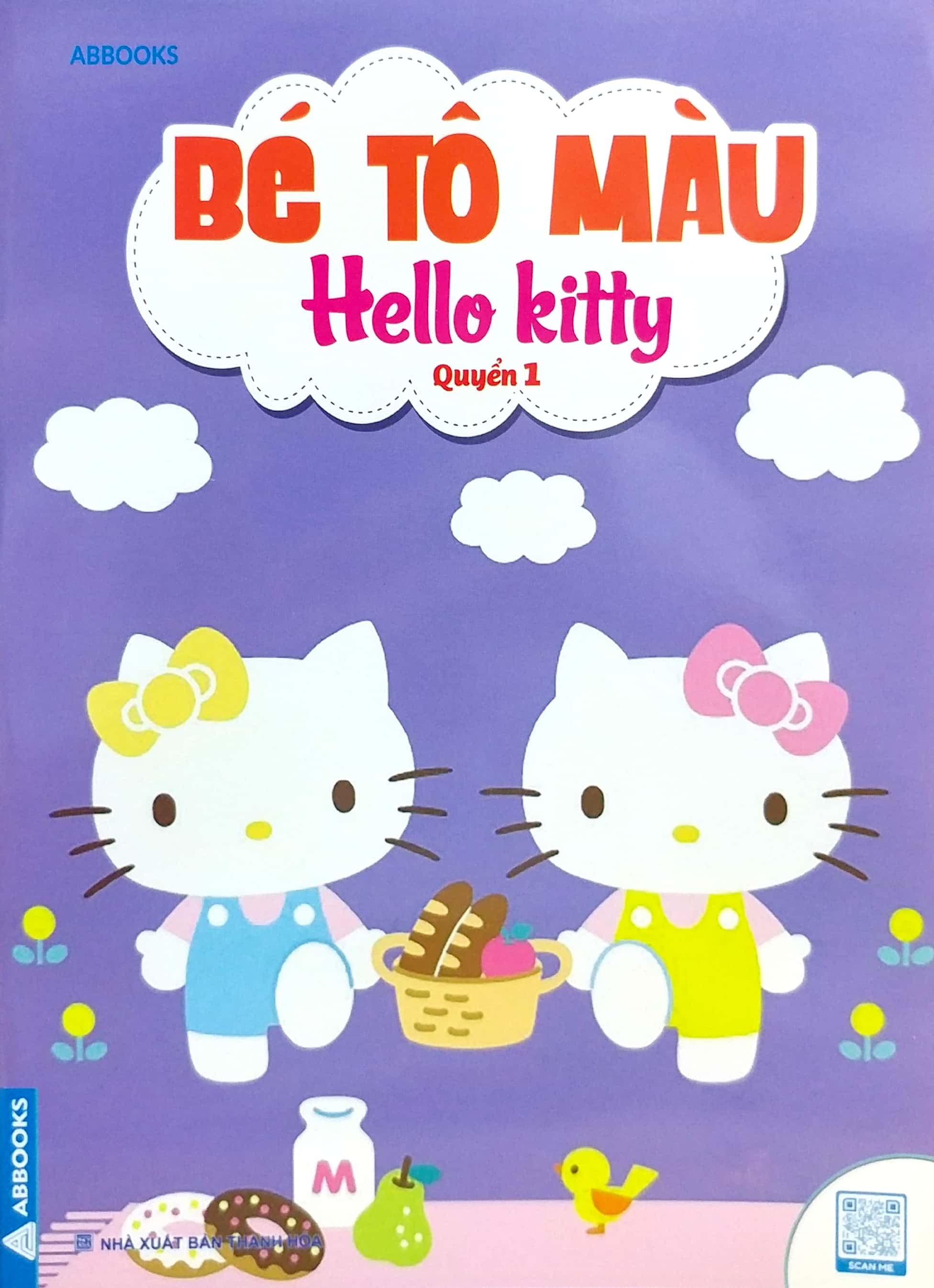 bộ bé tô màu - hello kitty - quyển 1 - Ảnh 3