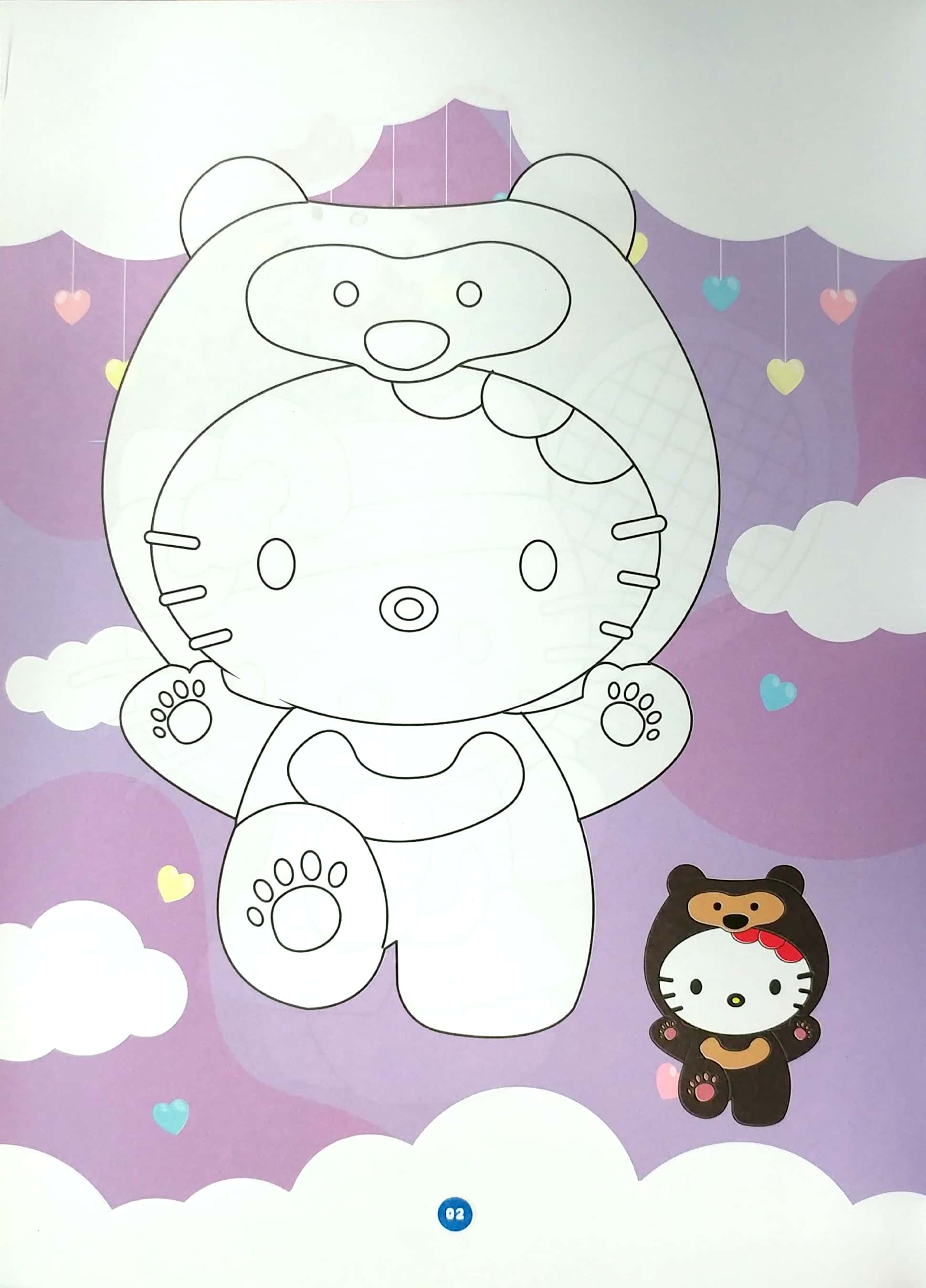 bộ bé tô màu - hello kitty - quyển 1 - Ảnh 5