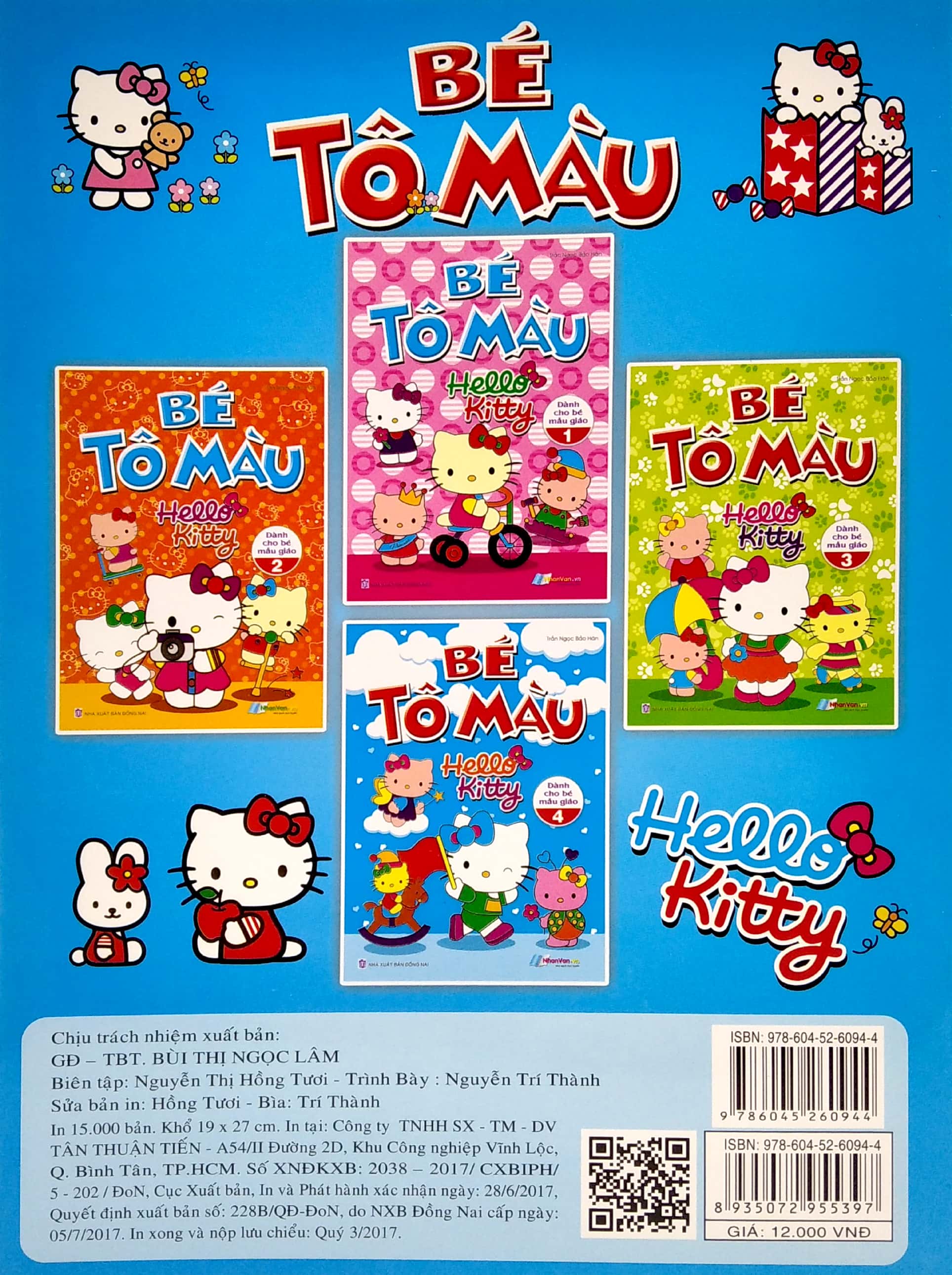 bộ bé tô màu hello kitty - tập 4 - Ảnh 6