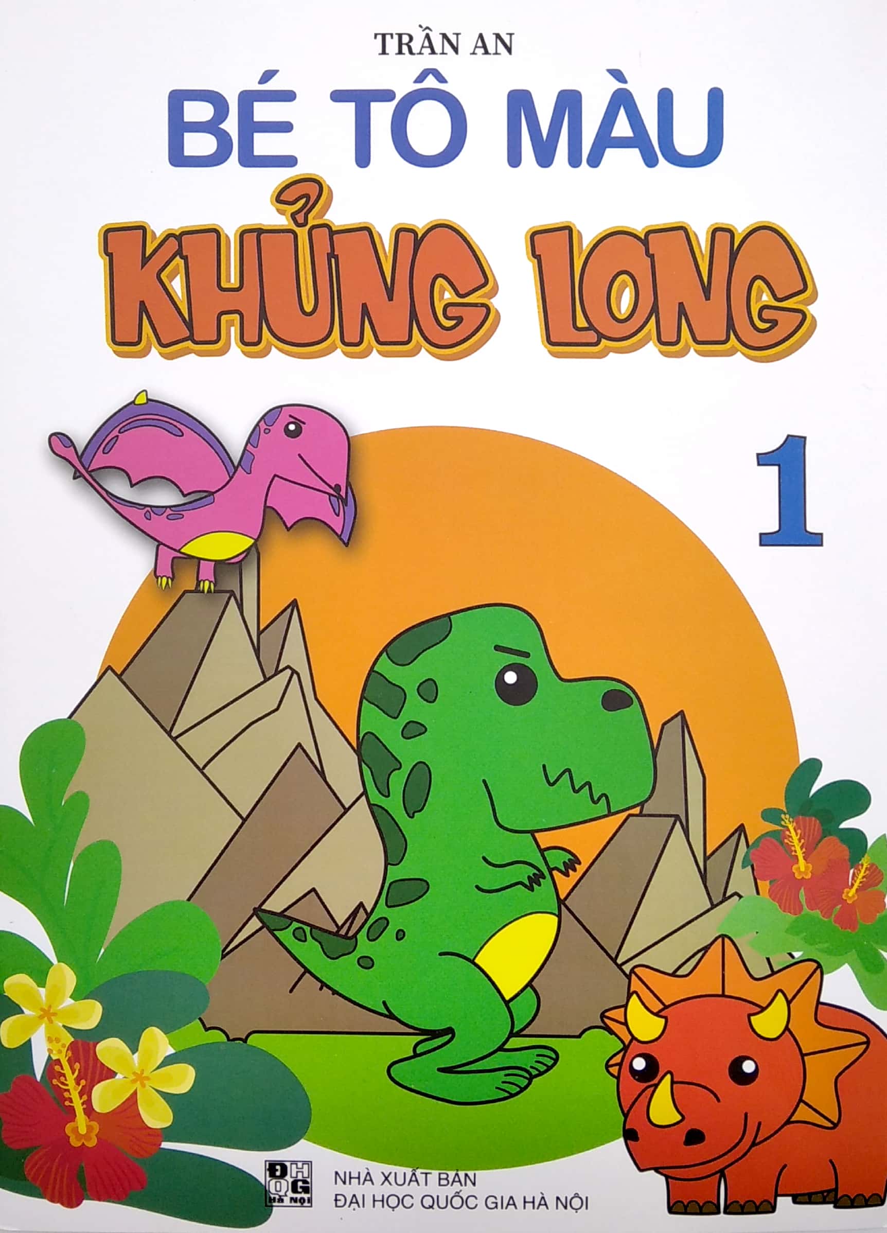 bộ bé tô màu khủng long 1 - Ảnh 2