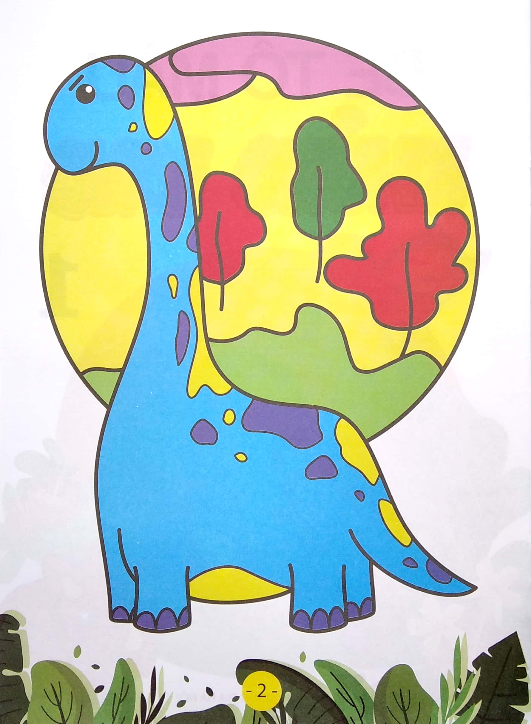 bộ bé tô màu khủng long 1 - Ảnh 5