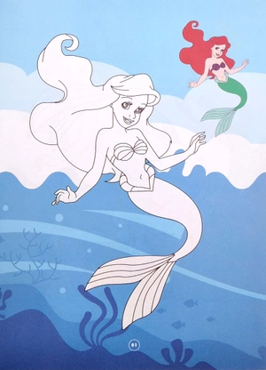 bộ bé tô màu nàng tiên cá - quyển 1 - Ảnh 3