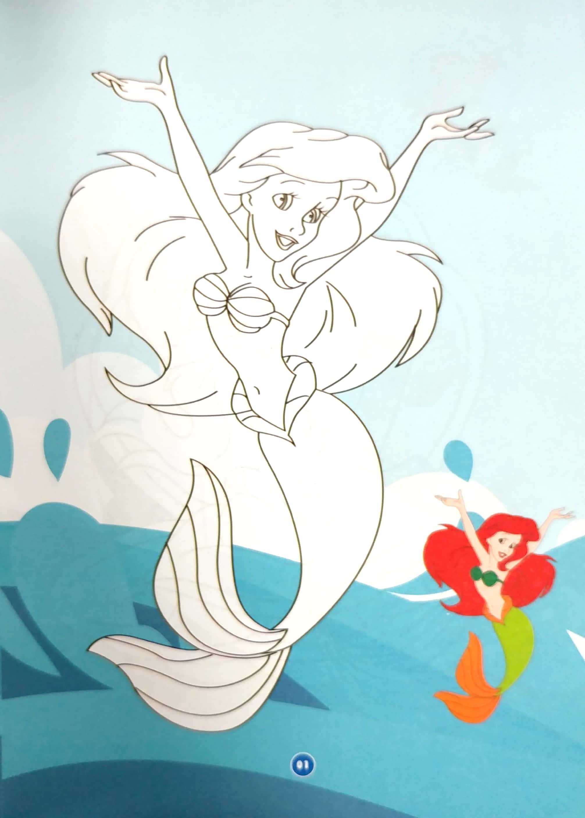 bộ bé tô màu nàng tiên cá - quyển 2 - Ảnh 3