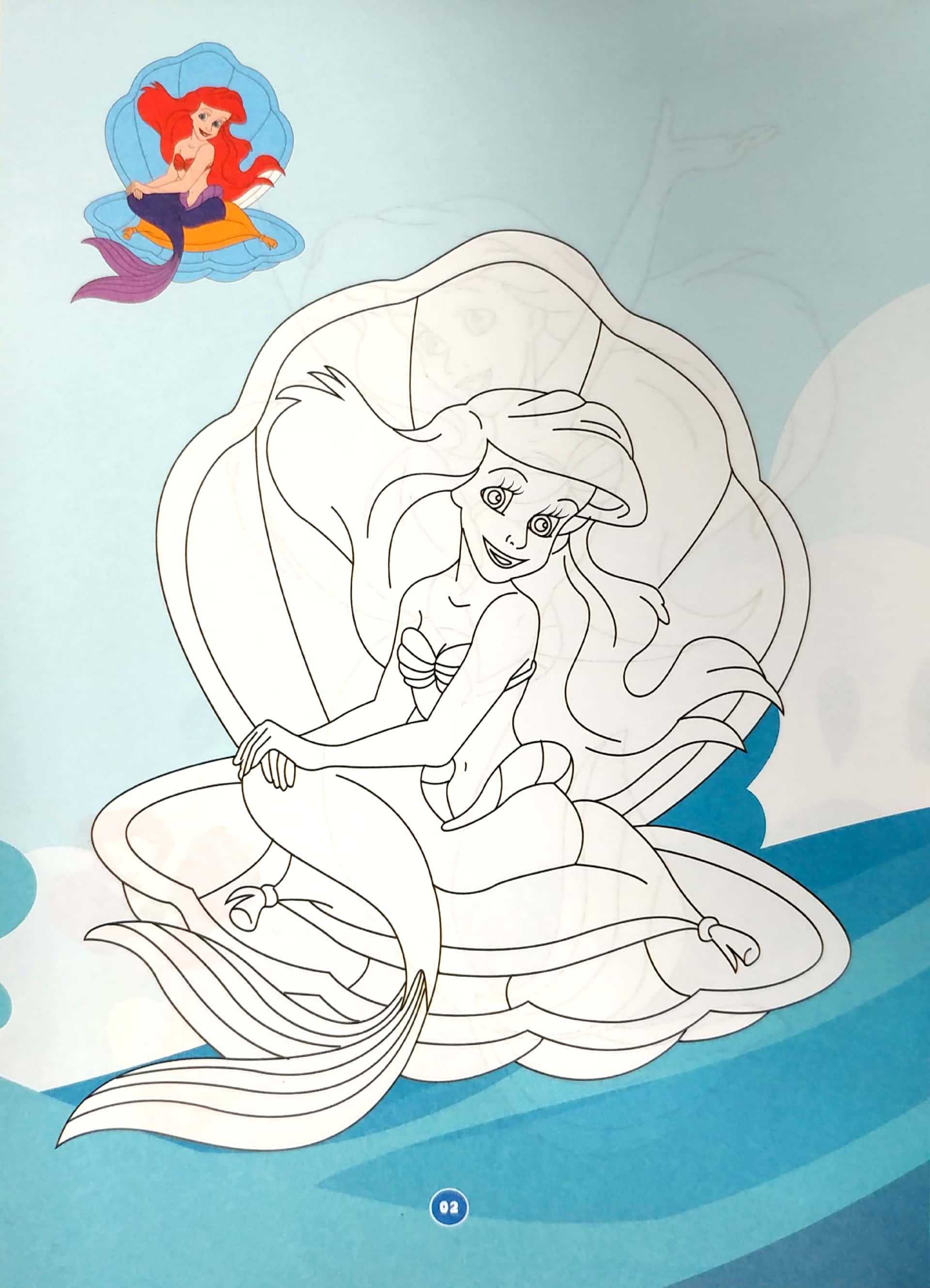 bộ bé tô màu nàng tiên cá - quyển 2 - Ảnh 4