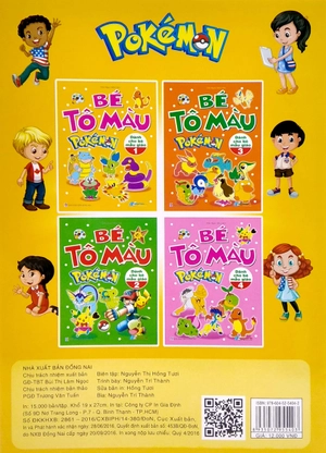 bộ bé tô màu pokemon - tập 1 - Ảnh 7