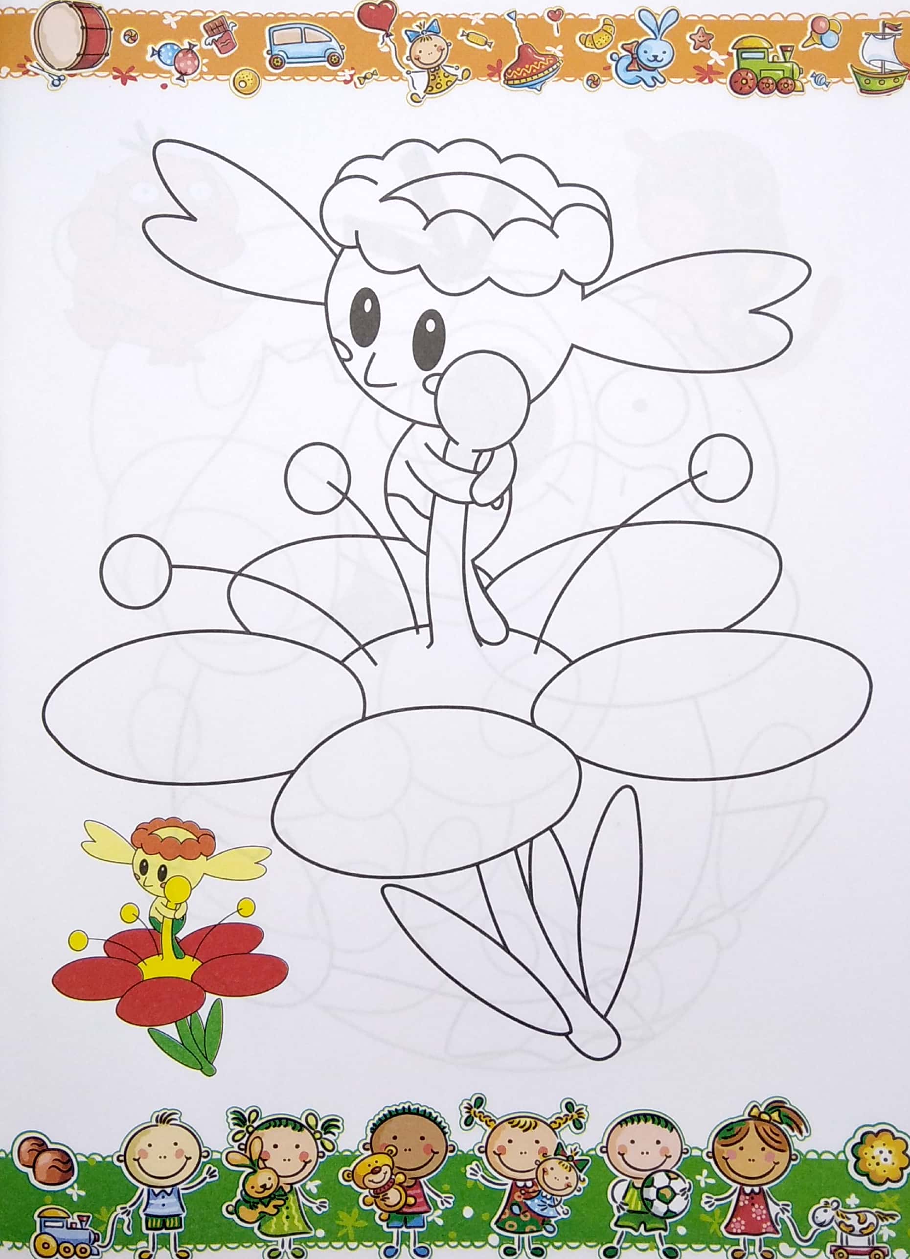 bộ bé tô màu pokemon - tập 2 - Ảnh 4