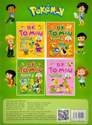 bộ bé tô màu pokemon - tập 3 - Ảnh 6