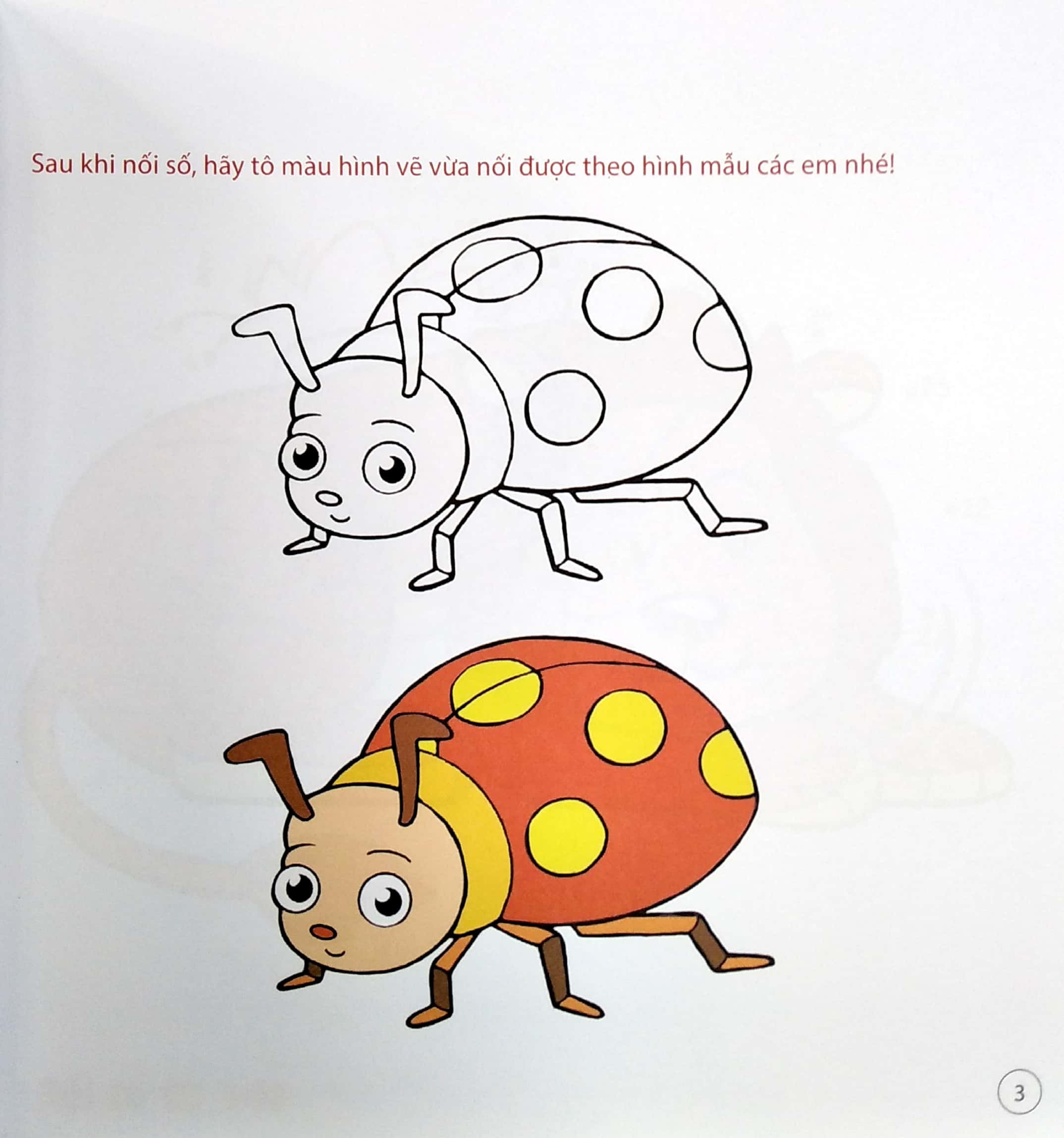 bộ bé tô màu sáng tạo - nối số tô màu 2 - Ảnh 4