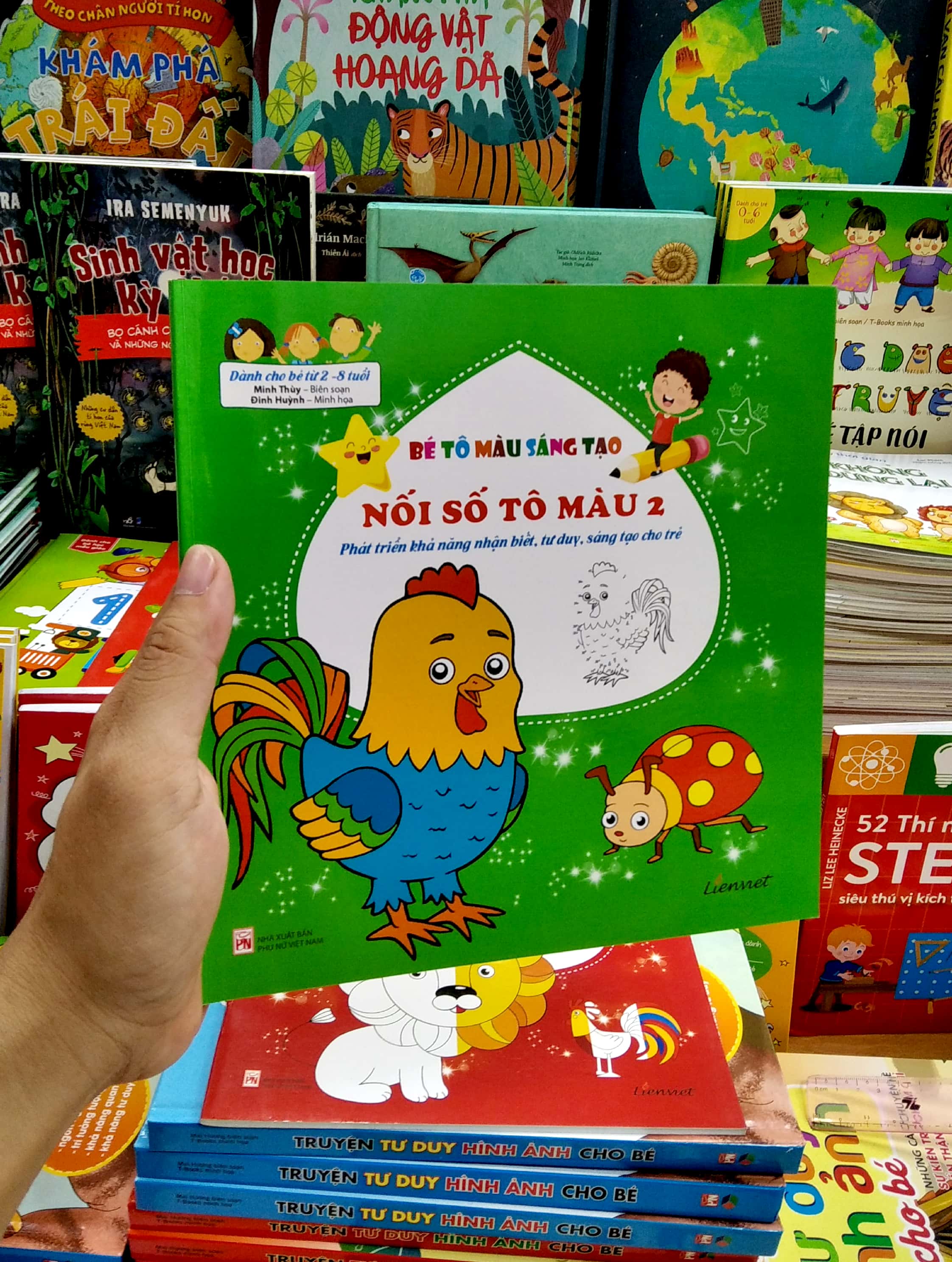 bộ bé tô màu sáng tạo - nối số tô màu 2 - Ảnh 7