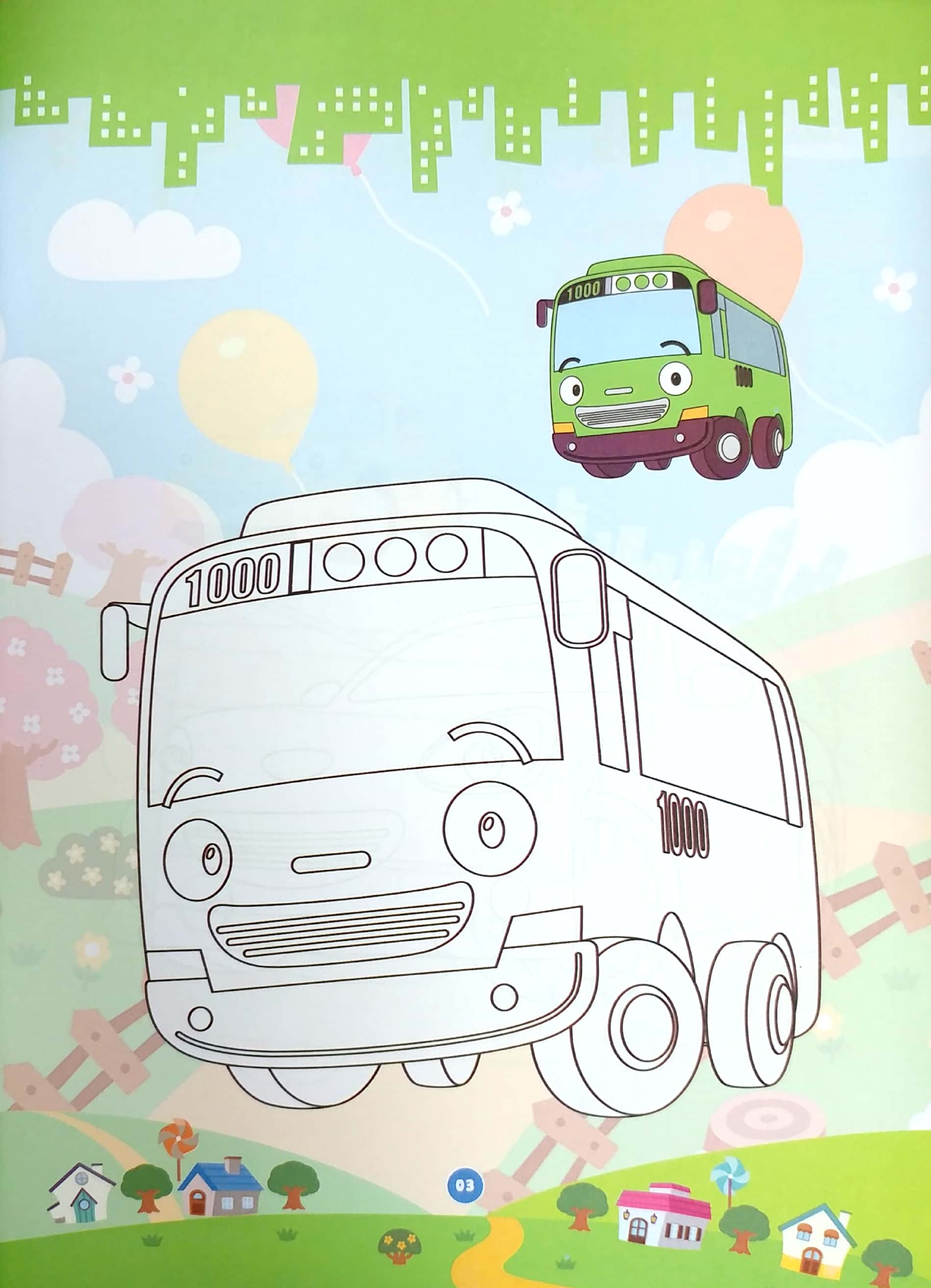 bộ bé tô màu tayo - quyển 1 - Ảnh 5