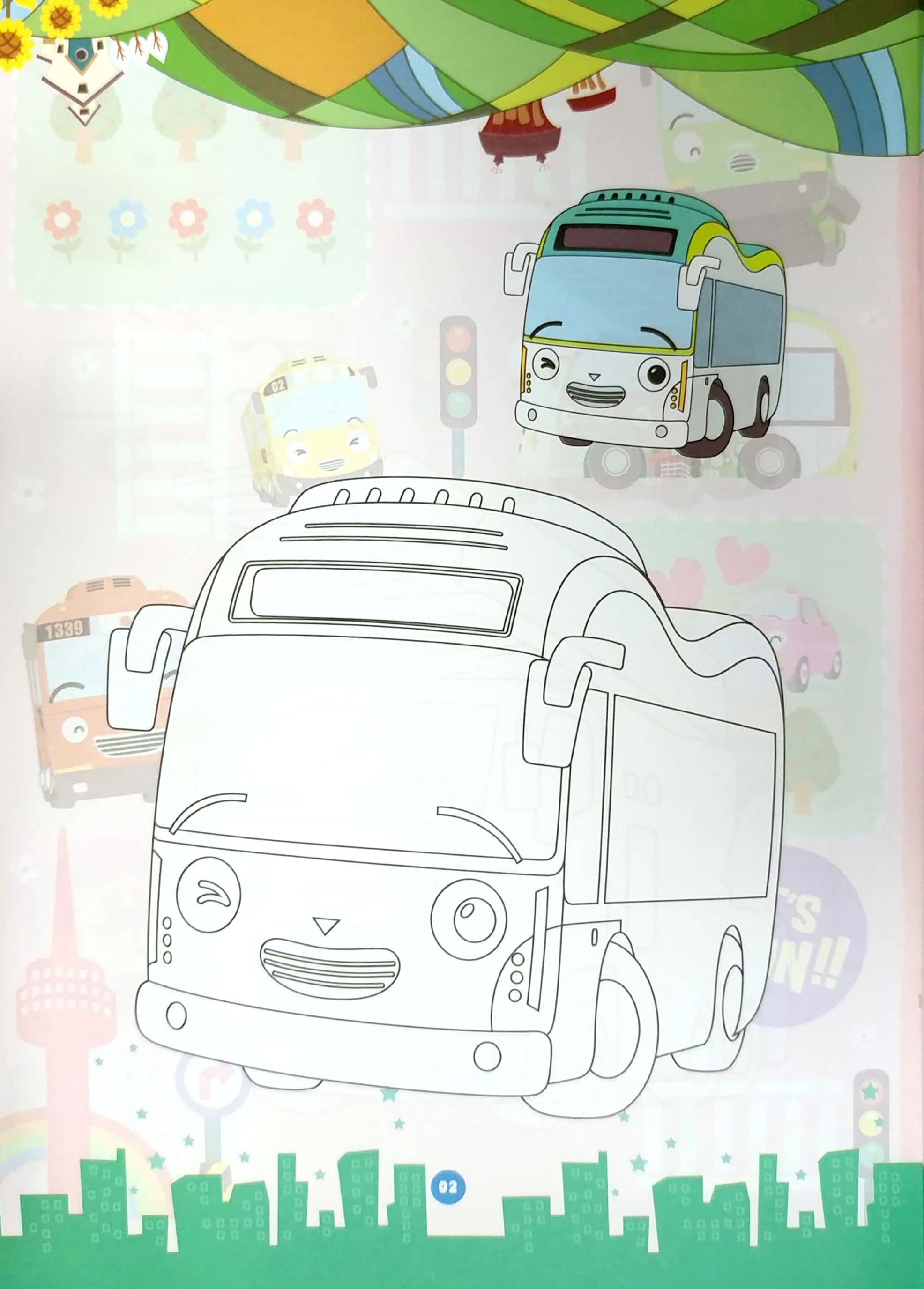 bộ bé tô màu tayo - quyển 2 - Ảnh 4