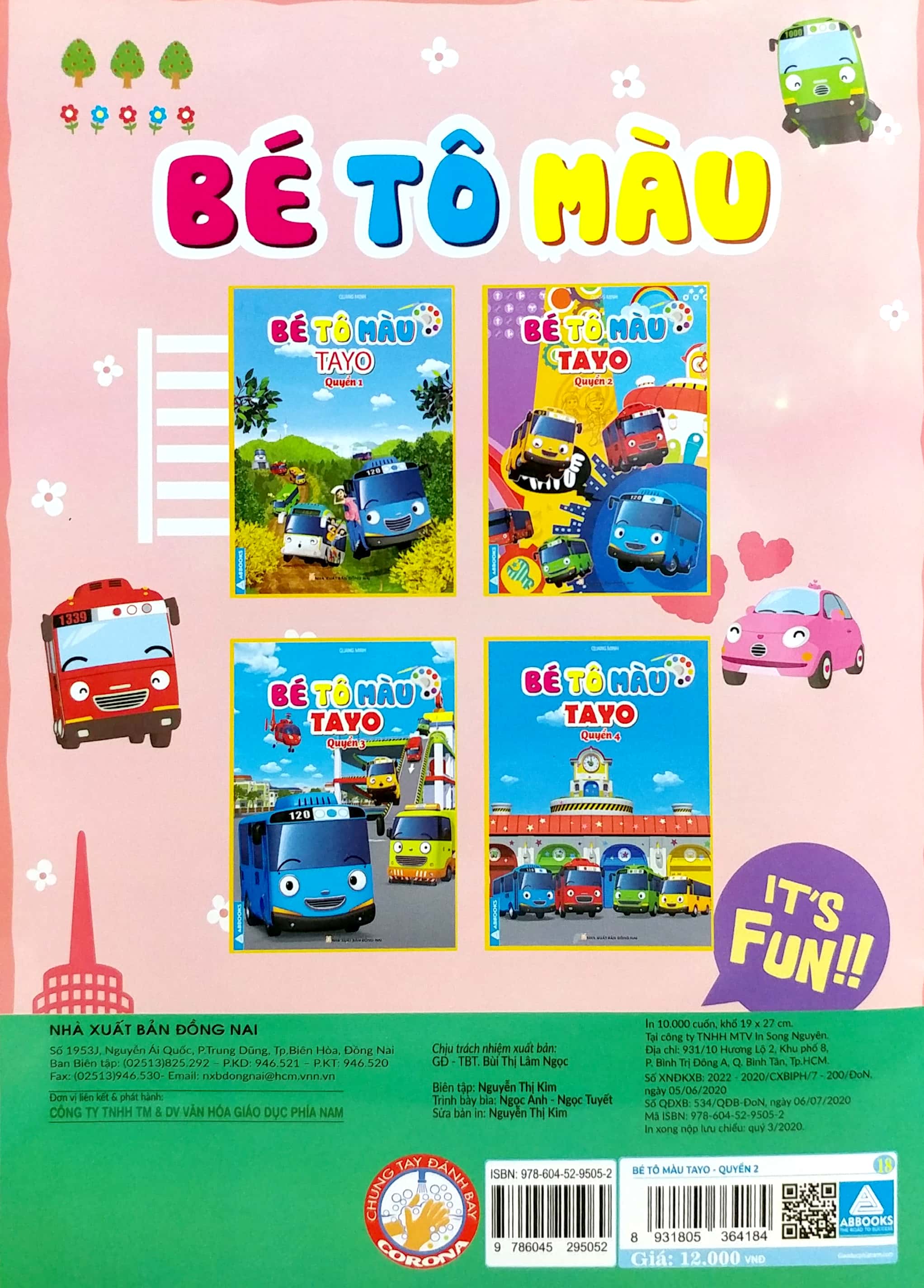 bộ bé tô màu tayo - quyển 2 - Ảnh 6