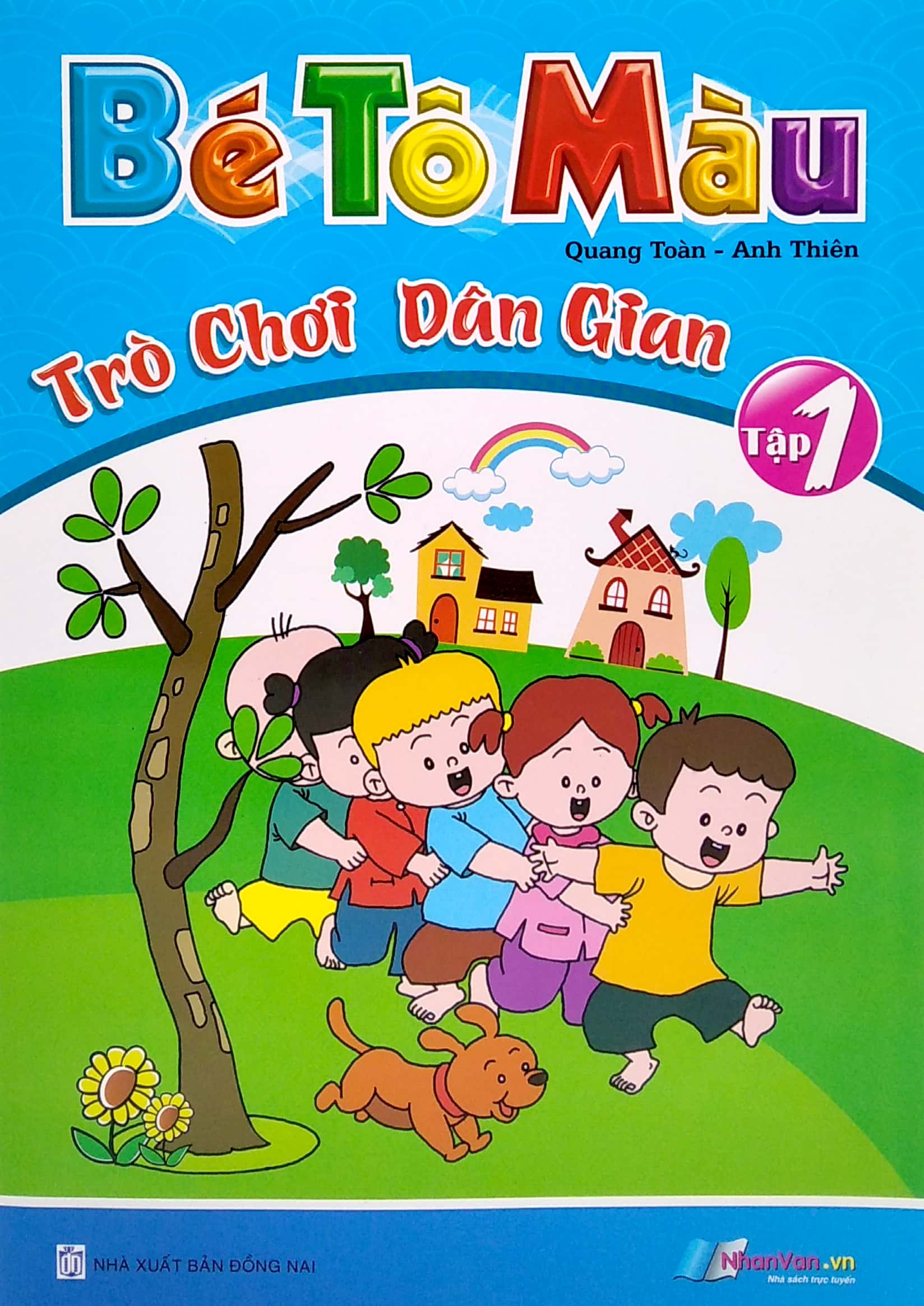 bộ bé tô màu trò chơi dân gian - tập 1 - Ảnh 2
