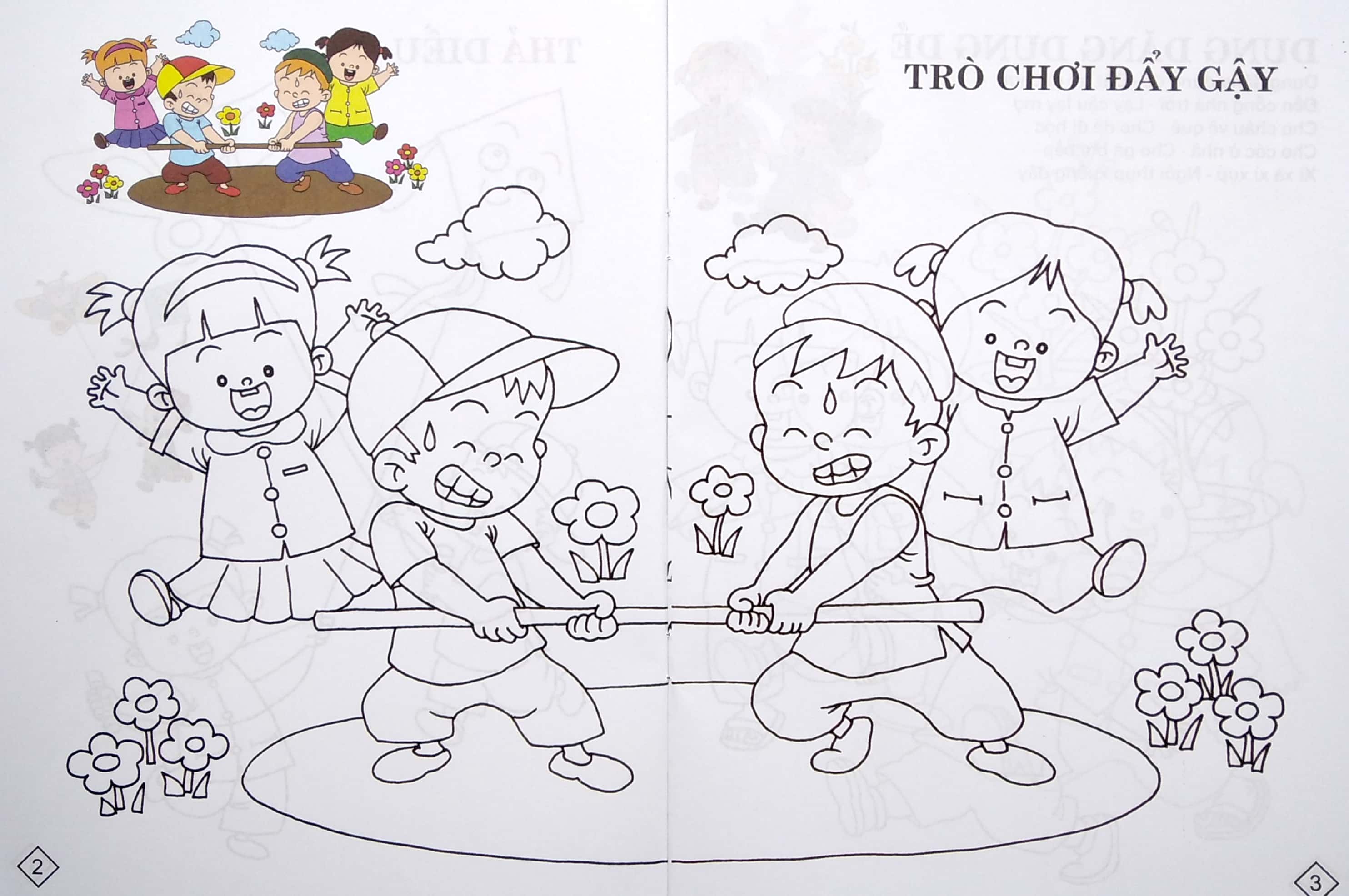 bộ bé tô màu trò chơi dân gian - tập 1 - Ảnh 4