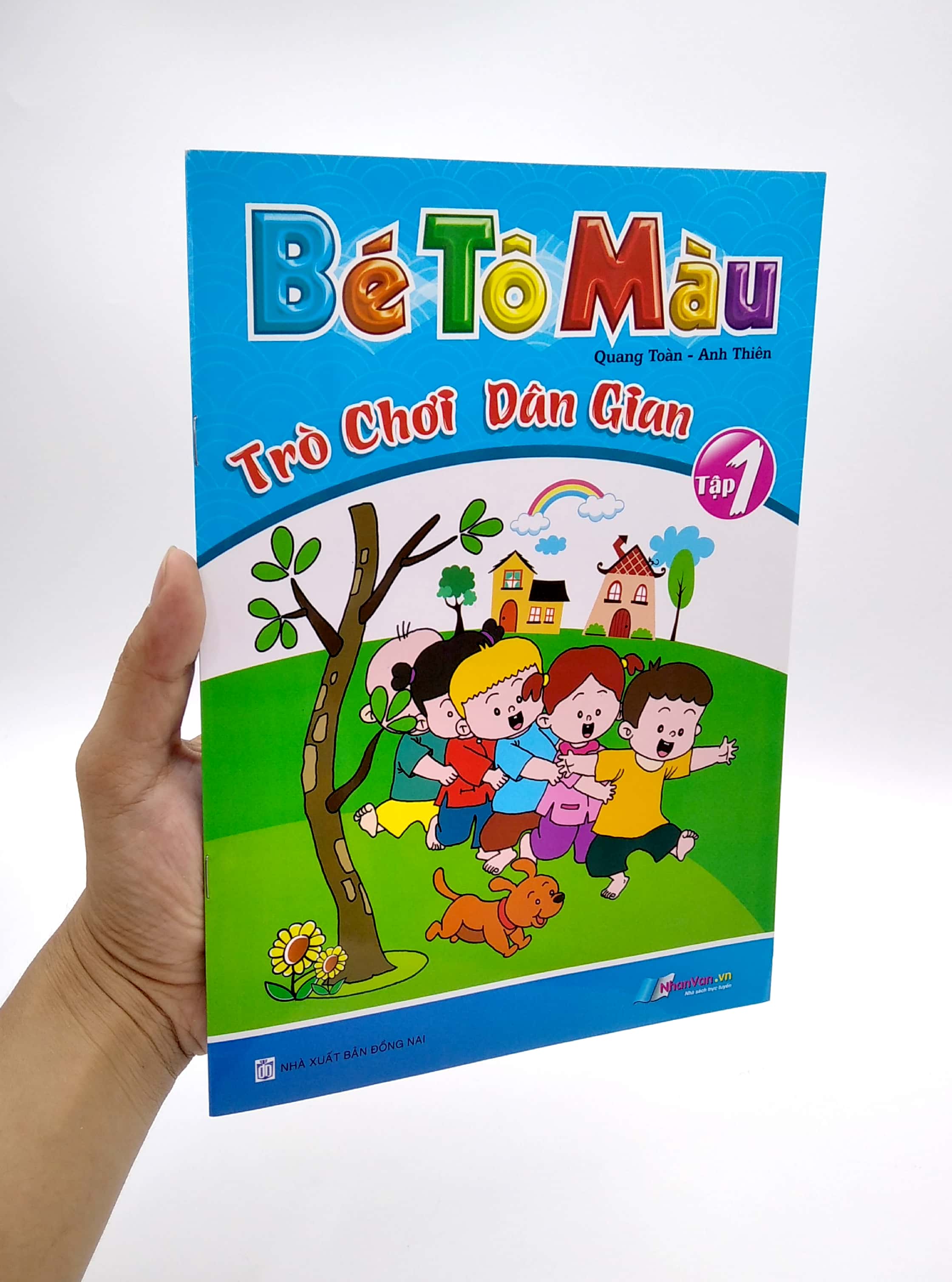 bộ bé tô màu trò chơi dân gian - tập 1 - Ảnh 7