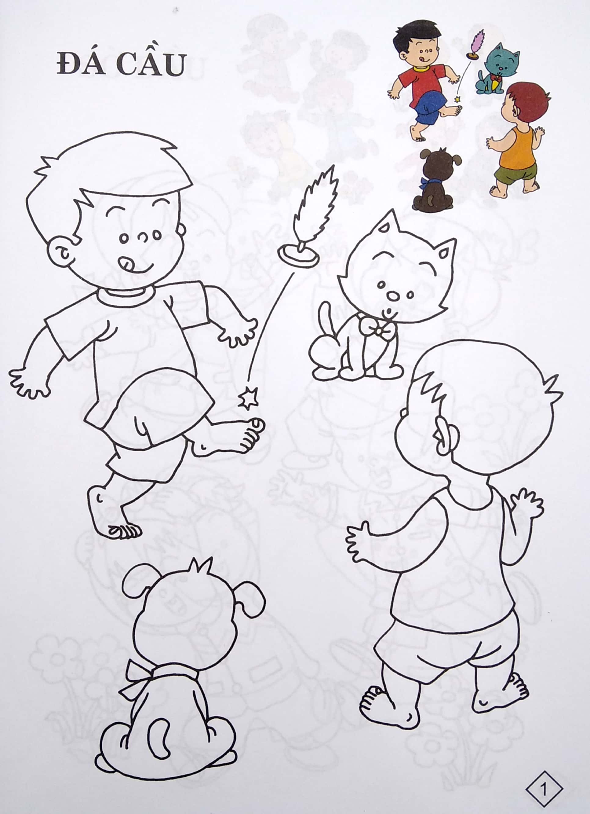 bộ bé tô màu trò chơi dân gian - tập 2 - Ảnh 3